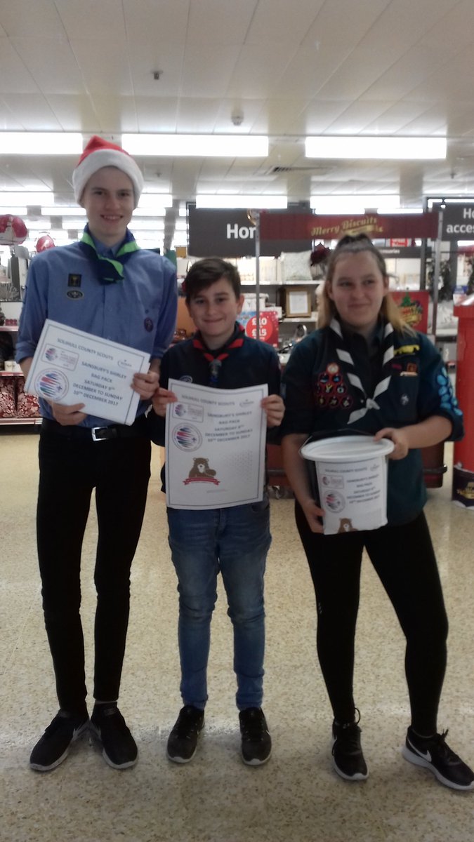 Still going strong! Come and say Hi, we are raising money for 24th World Scout Jamboree at <a href="/sainsburys/">Sainsbury's</a> in Shirley. #UK24WSJ #Solihull