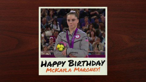 Happy Birthday McKayla Maroney! We hope you\re impressed with our b-day wishes.     