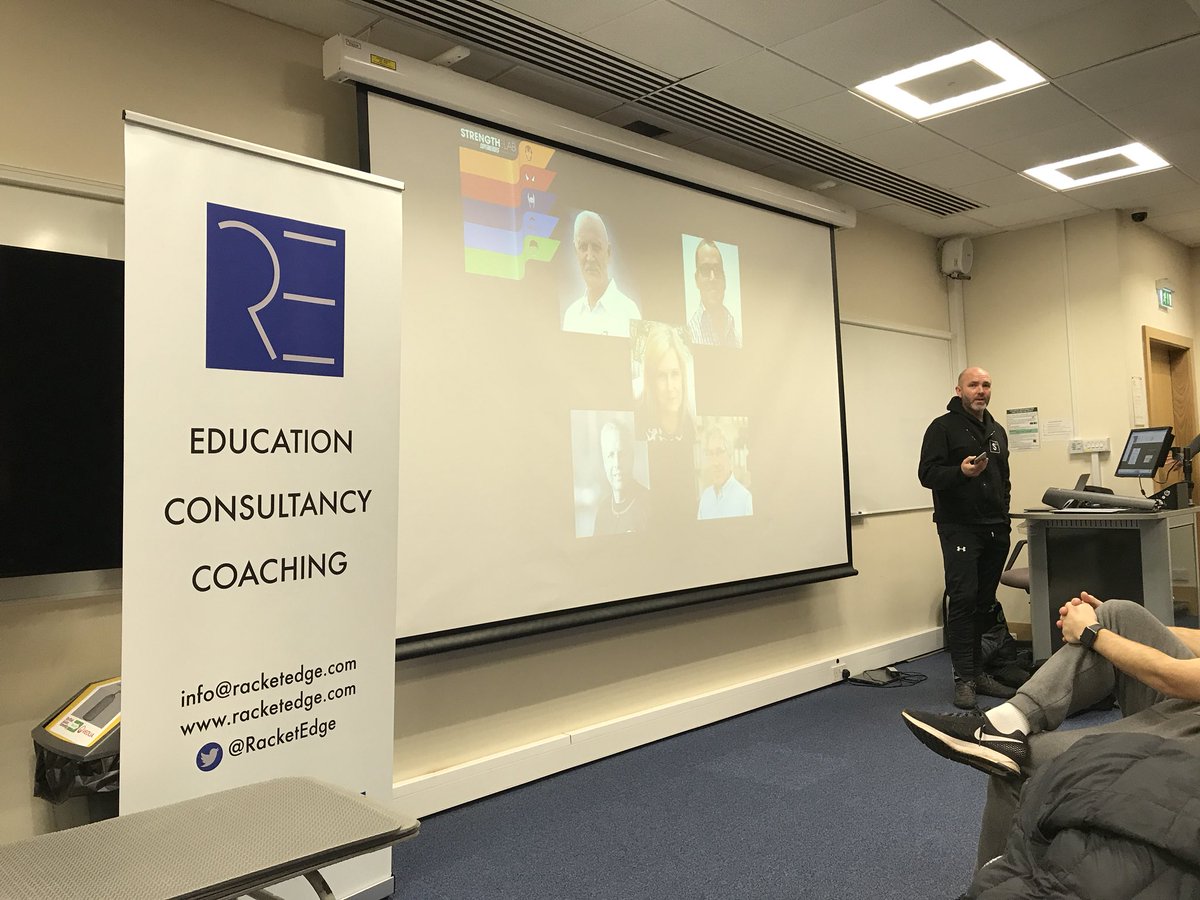 RacketEdge's tweet image. The kings of youth Development and fundamental movement- 
@kbgiles @coachgambetta Rhodri Llyodd @AFaigenbaum all getting a shout out by @UK_StrengthLab at the @RacketEdge Conference #REConf17