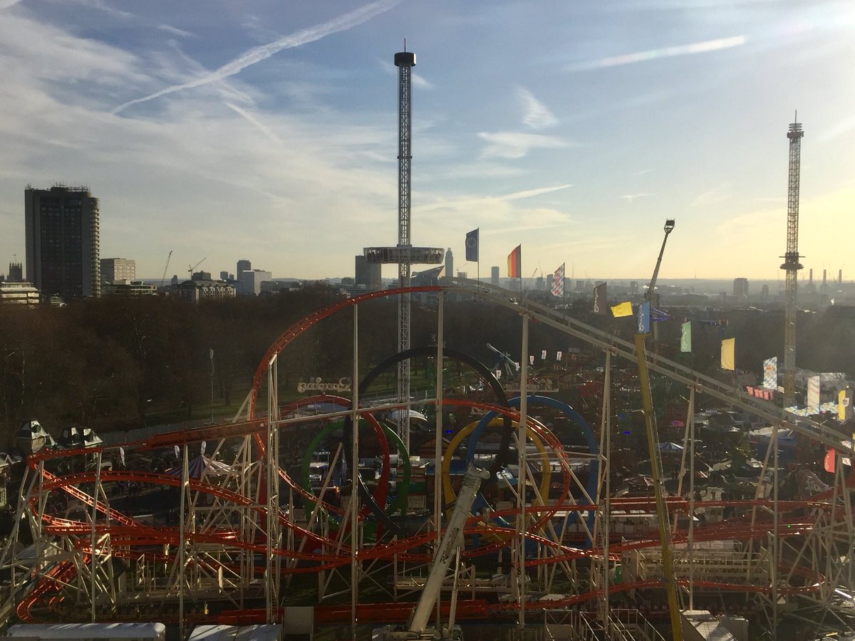 travelblogjamie's tweet photo. #olympialooping #munchenlooping worlds largest portable #rollercoaster #coaster here in #London at @WinterWonderLDN #winterwonderland #hydepark Intense, fun, thrilling and smooth :-) #thrillride #themepark #blogger https://t.co/hVveLlnfQZ