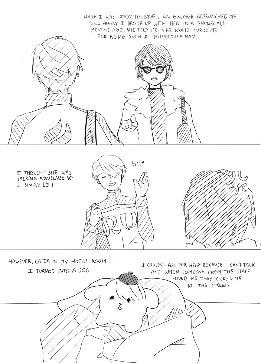 toratoramin's tweet photo. Pomvic AU ① (read from right to left) #yurionice #みんなのぽむヴィク https://t.co/y7NbgwgNrw