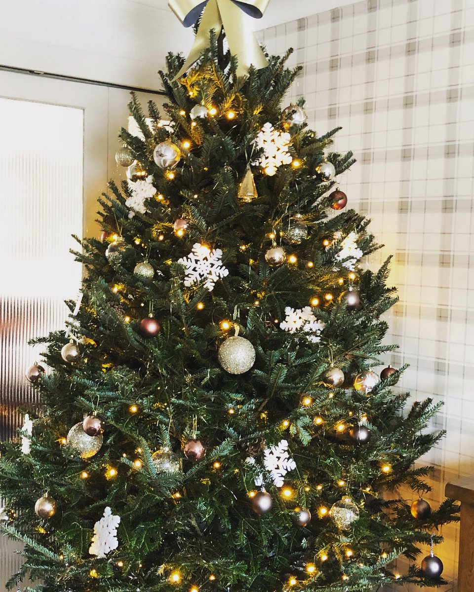 Tree number two is finally up. 

#Christmas
#RealTree
#ScottishTrees