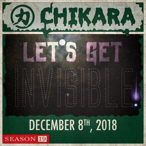 CHIKARApro's tweet photo. CHIKARMY! Will you be there for the Season 19 Finale? #LetsGetInvisible on December 8th! Tix here: https://t.co/s8f0Mp5GnS https://t.co/WwV4PBXDoh