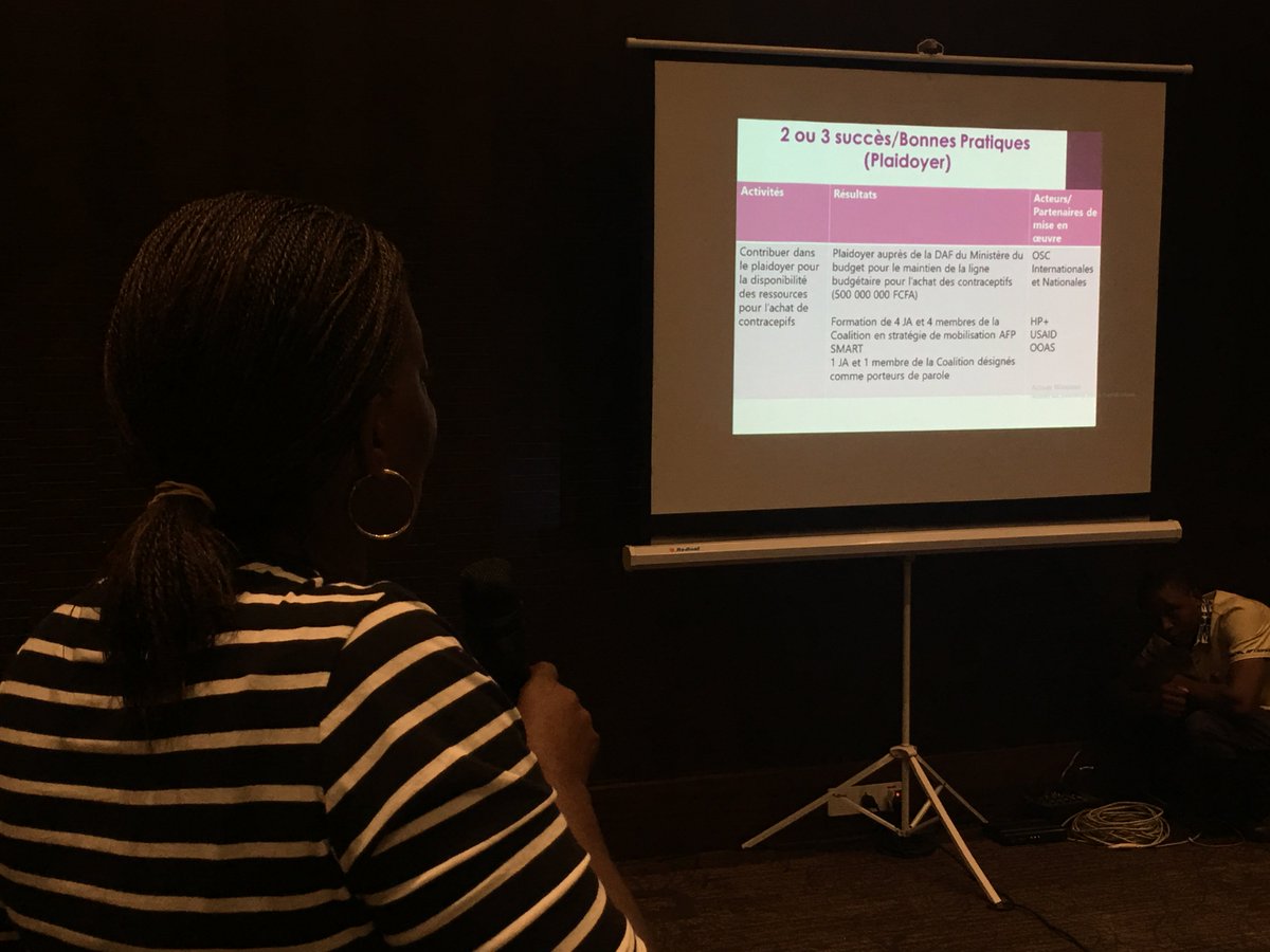 Présentation des résultats obtenus au cours de l’année 2017 en Côte d’Ivoire par Adjoua Hortense Koffi #AtelierInterPays <a href="/IntraHealth/">IntraHealth International</a>