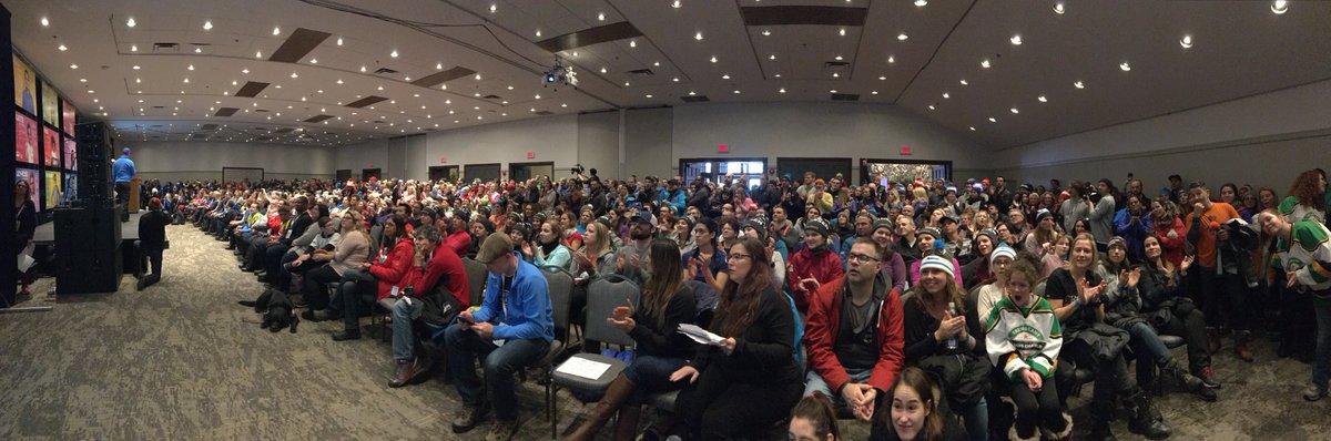 Les participants du 24h Tremblant réunis avant le départ. Moins de 2h avant le départ ! #24Tremblant
