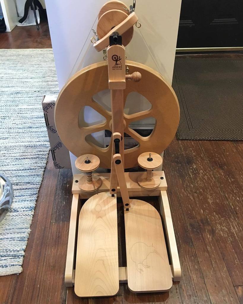 SteelCityFiber's tweet photo. We have stuff to sell! First up is a brand new Ashford Kiwi 2, hot out of the box. Includes three bobbins. A great wheel for a new spinner! Asking $500 (15% off retail price of $590). Message if interested. Local pick up in Pittsburgh, PA only. 
#spinningwheel #ashford #fors… https://t.co/exRvnVW4vN