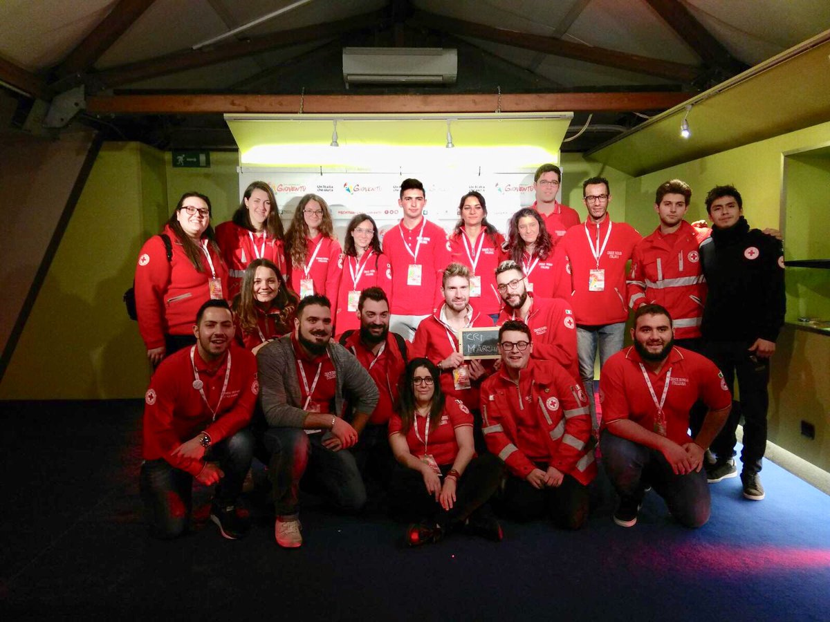 #GiovaniCRI delle #Marche presenti agli #StatiGeneraliGioventu
#CRIMarche