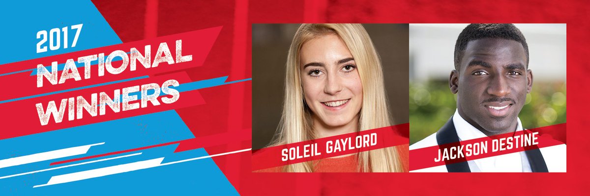 Congratulations to <a href="/Jackson_Destine/">Zoe Boi JD</a> from Atlantic High School in Delray Beach, Florida and Soleil Gaylord from Telluride High School in Telluride, Colorado - our 2017 #WendysHighSchoolHeisman #NationalWinners - We're so proud! <a href="/atlantichigh/">Atlantic High</a> <a href="/Telluridedotcom/">Telluride.com</a>