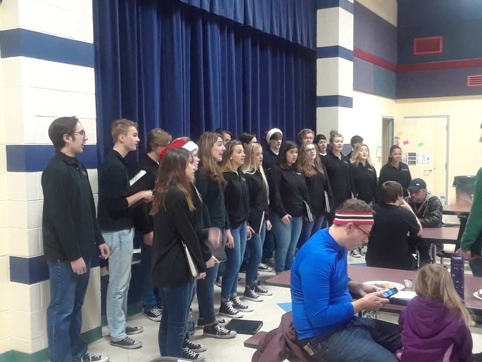 Thank you <a href="/HayesHighSchool/">Hayes High School</a> for entertaining <a href="/Conger_ES/">Conger Elementary</a> today. #SecretSanta2017