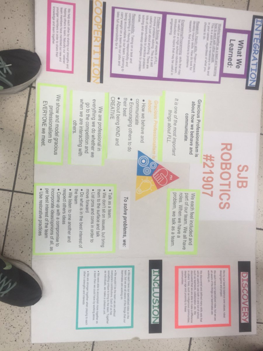 SJB_Robotics's tweet image. Core Values 😁#HWCFLL