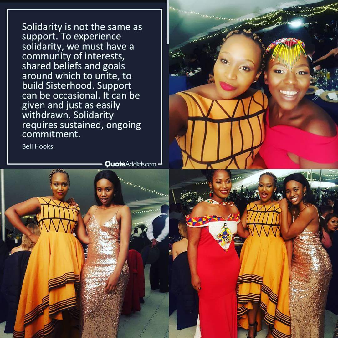 TwakiB's tweet photo. Graduation Ball. We sat at an all black women table. We took our sisters to the dance. Uthando nomanyano lwabafazi abamnyama. https://t.co/Br2Uld6fHS