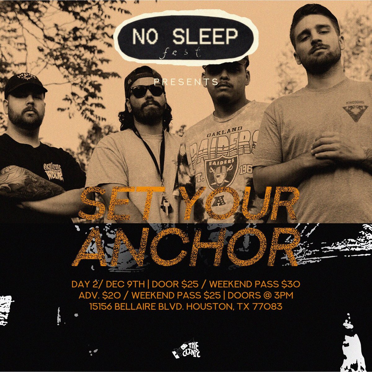 The new address is 7444 Harrisburg Blvd Houston, TX. We play at 8pm, let’s party Houston