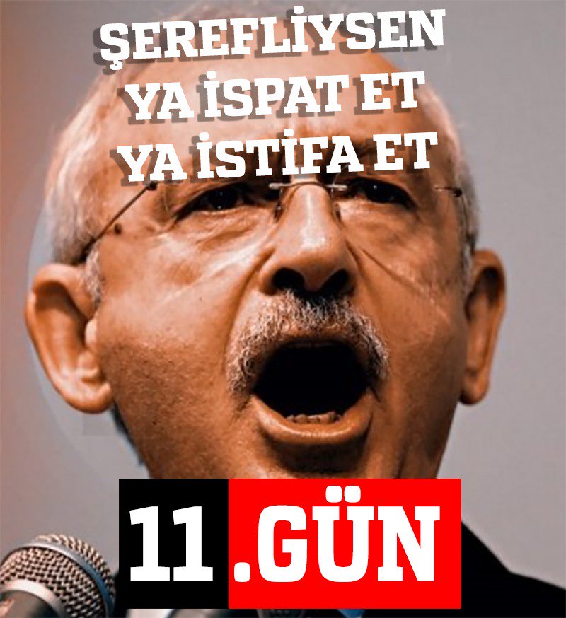 Tüm CHP’lilere sesleniyorum

Siyasette ve demokraside sert eleştiri olabilir, rekabet olabilir ama iftira ve çamur atmak olmamalıdır.

İftiralarına ve çamur siyasetine devam eden bu siyasi sahtekarın genel başkanlık yaptığı her gün millete hakarettir!