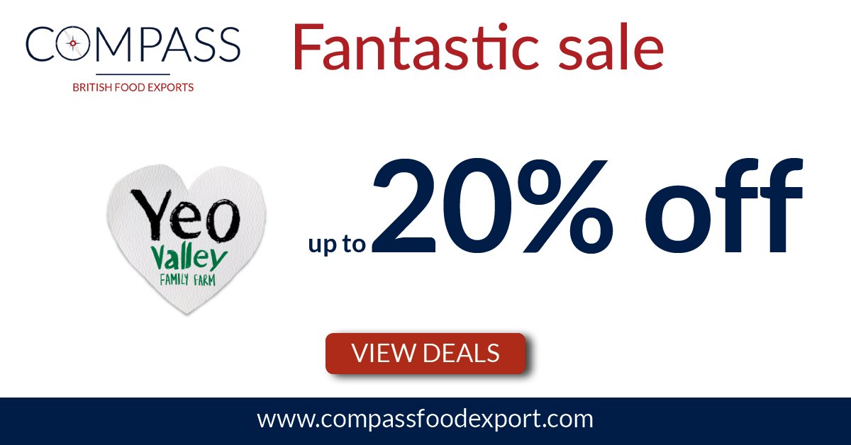 CompassFood's tweet image. Find out more about this amazing offer for @yeovalley products buff.ly/2kKM1lP