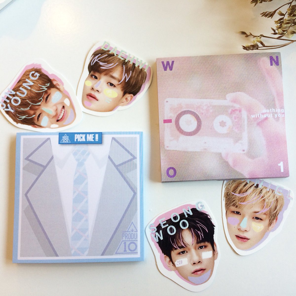pepopre's tweet photo. ฝากรีค่า memo note #wannaone 1 เซตได้ทั้ง 2 ลาย 100 แผ่น 100บาท มีพร้อมส่ง #WannaOneGO #HappyDanielDay #Beautiful7thWin https://t.co/t3Z98jRYK6
