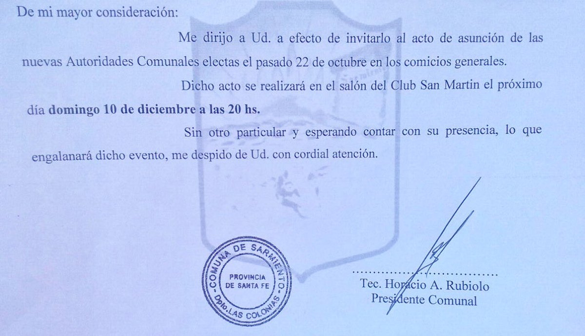 INVITAMOS A TODA LA COMUNIDAD