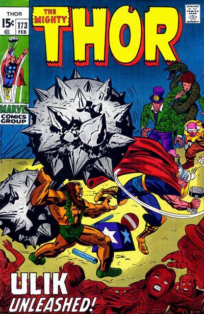 TheDayInComics's tweet photo. On newsstands December 9, 1970 - 
Thor #173 "Ulik Unleashed!"

Writer: @TheRealStanLee
Penciler: Jack Kirby

#TheDayInComics #ThisDayInHistory https://t.co/3q4Uz2NQ5e