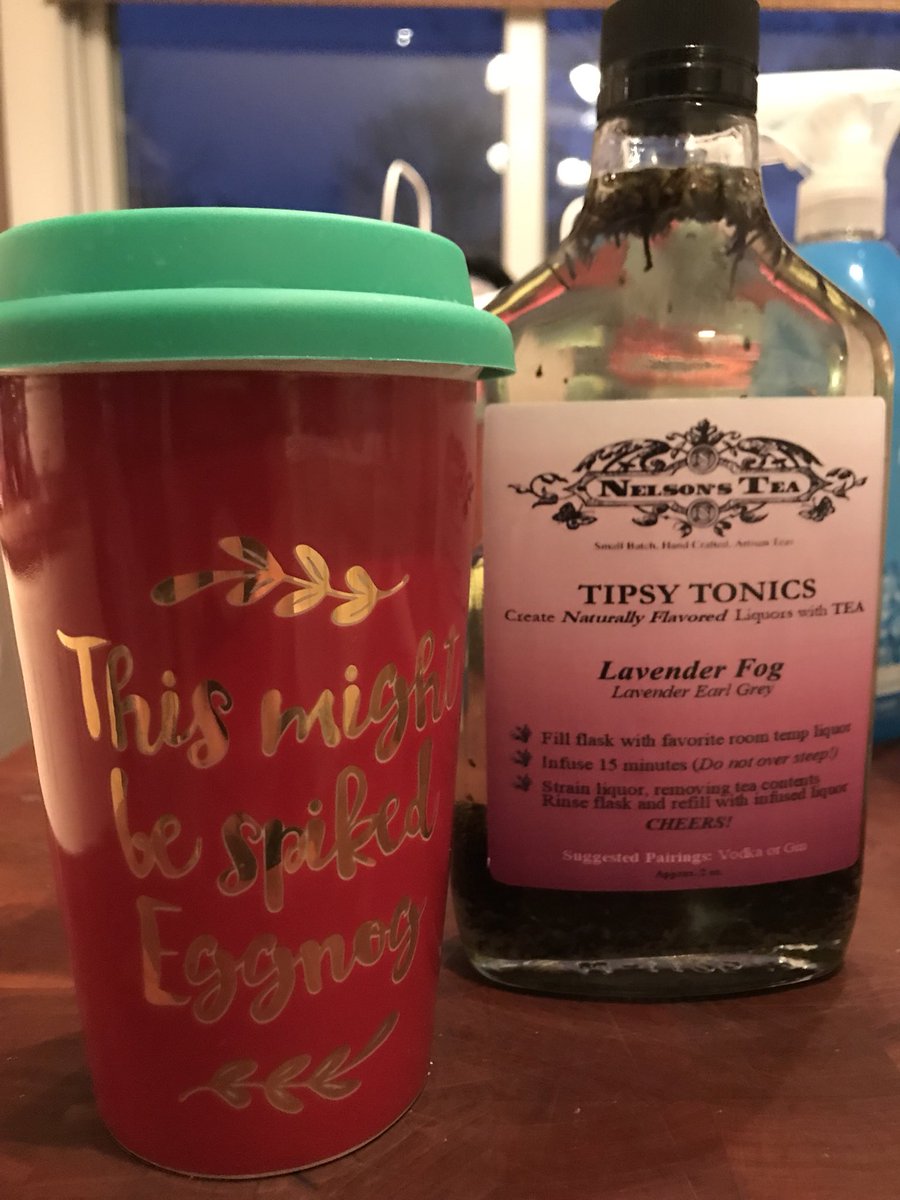 Thank you <a href="/NelsonsTea/">Nelson's Tea</a> for the holiday cheer 👍😜👊 #tipsytonics #vodka