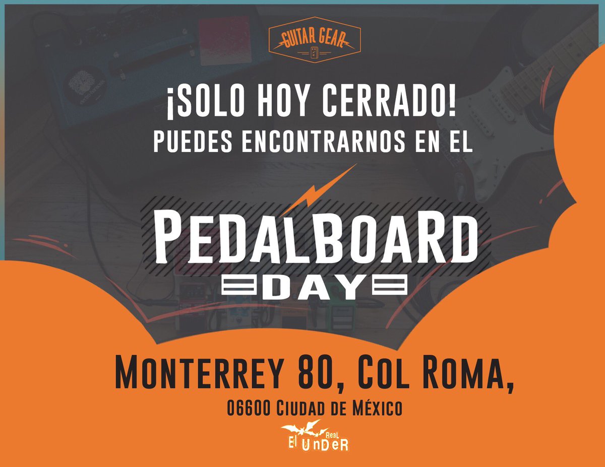 Hoy cerramos por el #PedalboardDay ⚡️