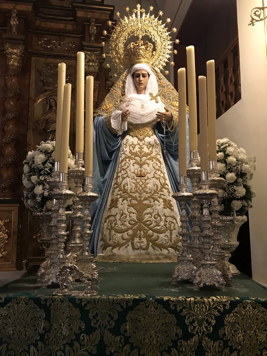 ⚓️LA ESPERANZA⚓️ ya está junto a nuestros mayores, para que la veneren, le pidan y la disfruten durante una semana. <a href="/bazasemanasanta/">semanasantadebaza</a> <a href="/Esperanzabaza/">Grupojoven esperanza</a> @CofradiaDeAnd