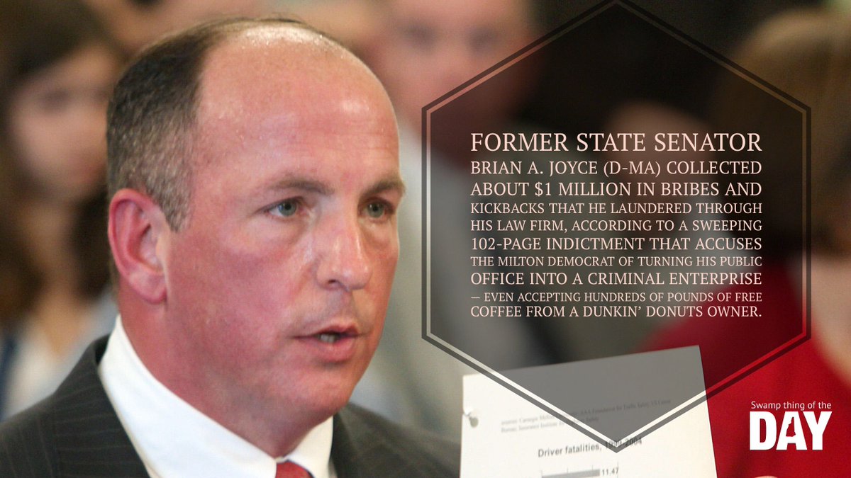 Bias: Compare The Hill's title on Democrat Brian Joyce corruption to what he actually is charged with
