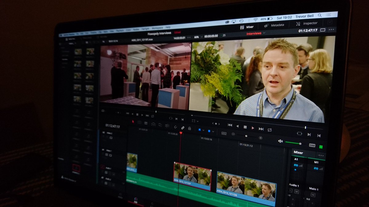 kurtstat's tweet image. &quot;...but I wanna talk about data!&quot; Just (belatedly!) doing some editing of a #Flowopoly interview between @EloiseLeeson and @djbeckett at #FlowDataSymposium...
