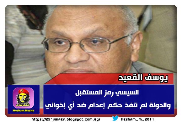 يوسف القعيد: السيسي رمز المستقبل والدولة لم تنفذ حكم إعدام ضد أي إخواني