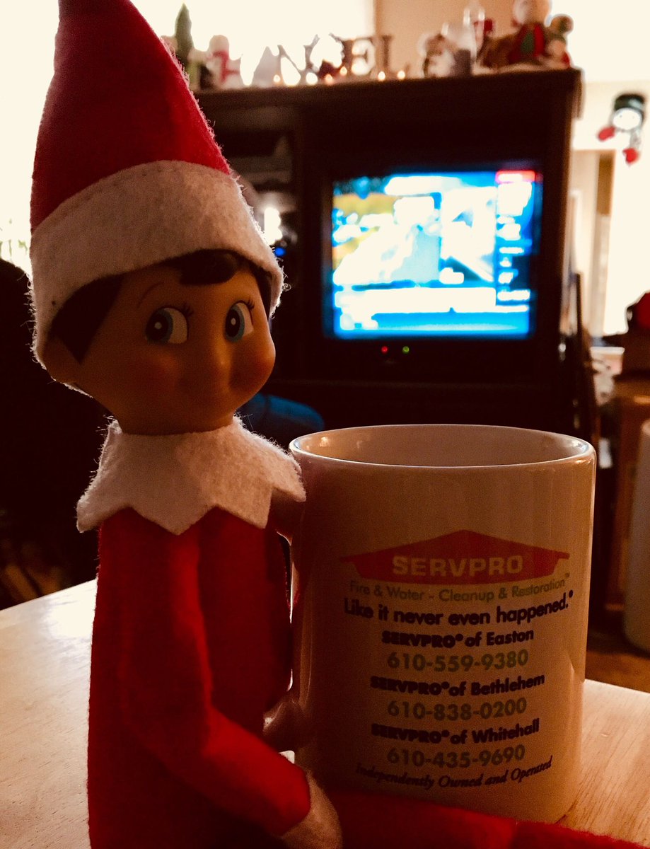 SERVPRO_EBW's tweet photo. Watching the Weather Channel to follow the storm
#SparkTheElf #ServproEBW #HereToHelp #MeetSpark #SnowDay #WinterStormBenji https://t.co/axJDlKL8ZQ