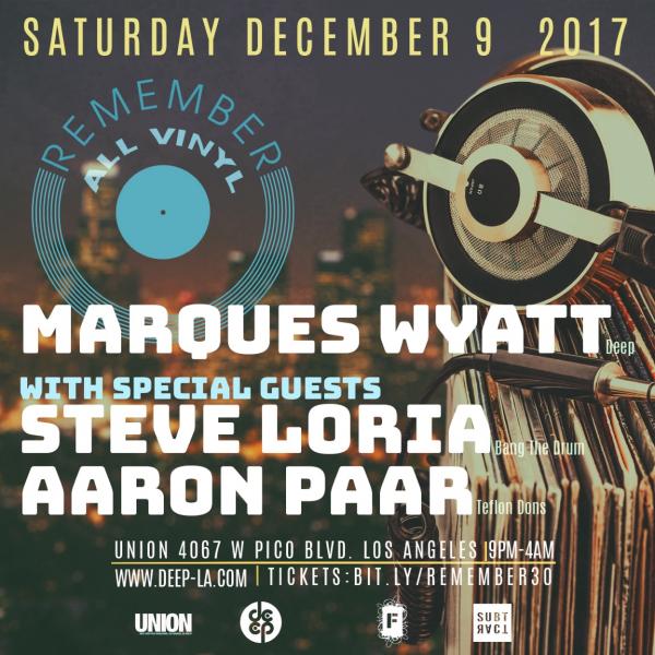 fusicology's tweet photo. Tonight LA @deeplosangeles presents #Remember with Marques Wyatt, Steve Loria & Aaron Paar @unionclubla https://t.co/jSmGusUUat #DeepLA #MarquesWyatt #SteveLoria #AaronPaar @marqueswyat @steveloria @djdestroyer https://t.co/pgAYRnuuE8