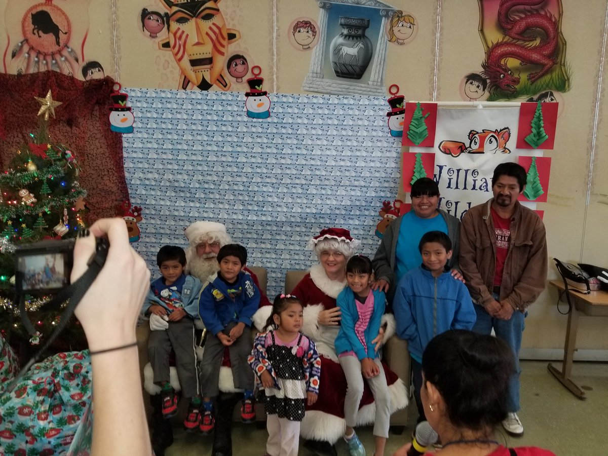 The Davila family were the winners of the Christmas tree drawing. # hesdpride