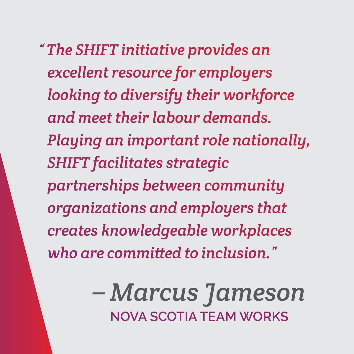 shiftinclusion's tweet photo. What can SHIFT do for your workplace? 
#inclusion #diversity #diversitymatters #inclusive #workplace #inclusiveemployment #shift #shiftinfluencer #maketheshift #everyonebelongs #everyonematters #nonprofitorganization #nonprofit #css https://t.co/9e556PWV6y