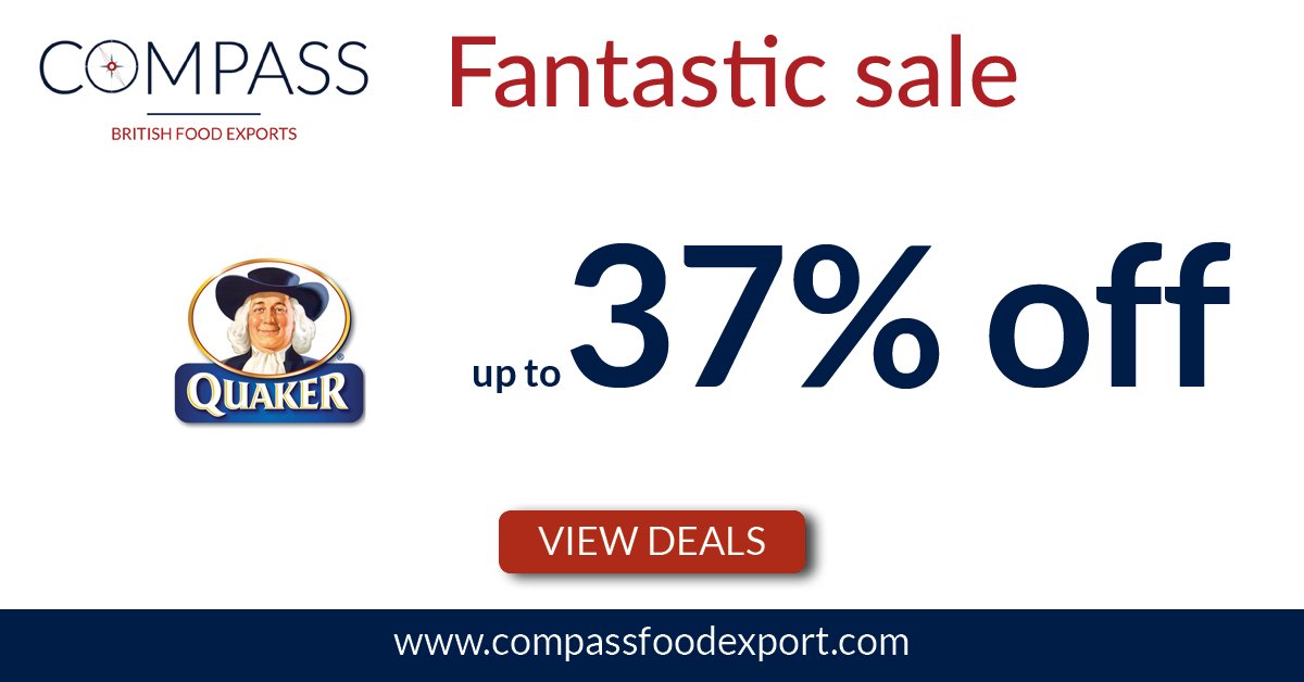 CompassFood's tweet image. Download our latest offers featuring up to 37% off Quaker Oats buff.ly/2APjl0R