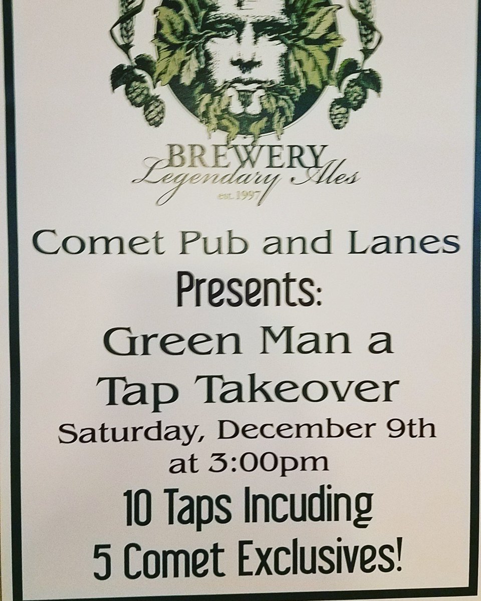 The Comet Pub &Lanes (@cometpubnlanes) on Twitter photo 