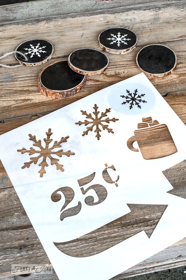 oldsignstencils's tweet photo. How to make your own scrap wood Christmas ornaments with a little paint and some pretty cute stencils! Learn how at: https://t.co/0uoMg1XSe7 #oldsignstencils #funkyjunkinteriors #fusionmineralpaint #Christmas #christmasdecor #ChristmasDecorations https://t.co/O4pwgHgLLC