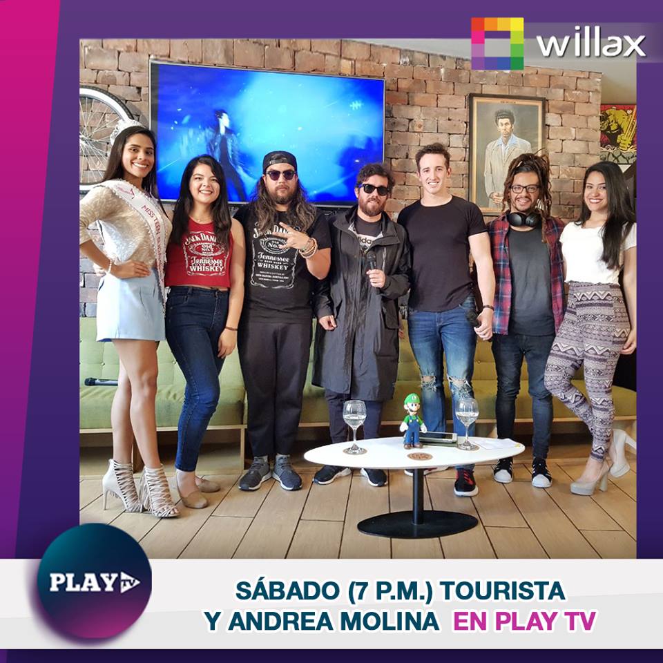 willaxtv's tweet photo. .@Play_Tv_Peru
Este sábado a las 7 p.m. tendremos una divertida entrevista con TOURISTA y la Miss Teen Sudamerica Andrea Molina. https://t.co/BxqPnGwMKj