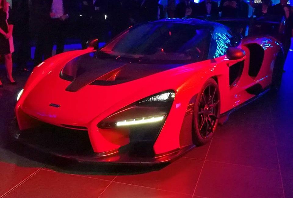 Shmee150's tweet photo. The covers are off the absolutely bonkers @McLarenAuto Senna! Formerly codenamed P15, the Senna has arrived with 800PS, 800Nm, 1,198kg and 500 cars will be made for £750,000 - full release coming at 00:01 tonight UK time, and I will have a full video with my thoughts tomorrow. https://t.co/HsFDIM6Hrg