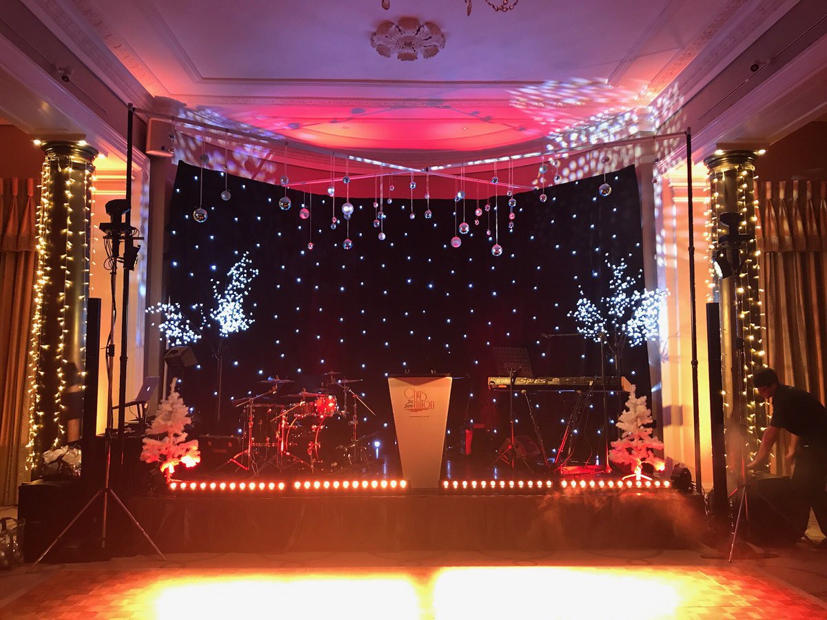 EventMusicCo's tweet photo. Looking Christmasy with Chris Hilton's Little Big Band this evening @RuddingPark #chrishilton https://t.co/7vxCxihE1T
