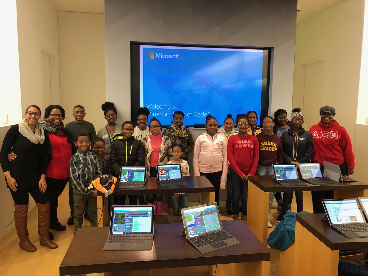 dsthartford's tweet photo. HAC DST and these lovely young people supported the CodeRed initiative showing young people the art of coding and what computer science is all about. #Codingiscool #CodeRED #YesWeCanCode #FirstinTech https://t.co/ls9RmGrBtM