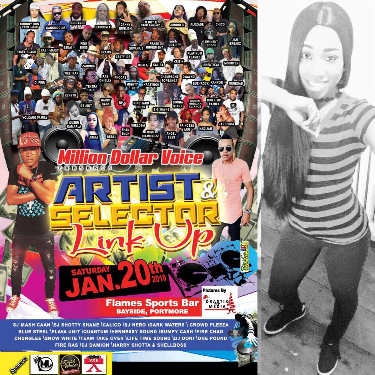 Get ready, peeps million a push out the young talents, ARIKA-ICE will me preforming, its a all night event #music