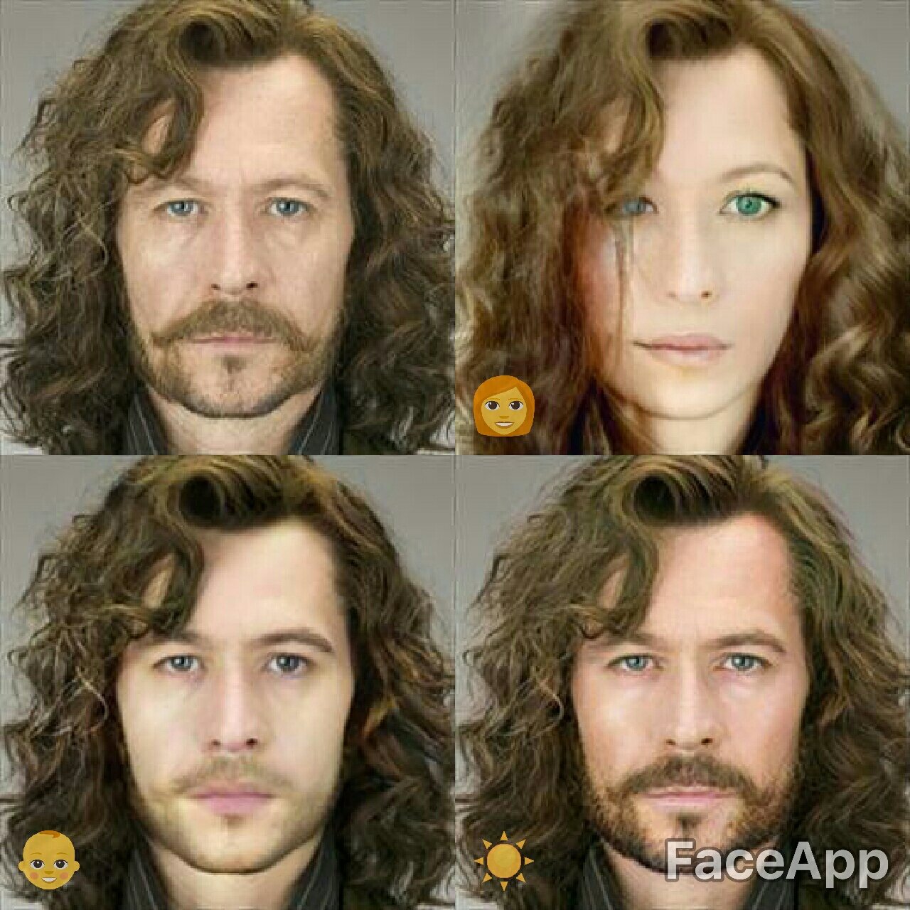 AzadicA on Twitter: "he could be Lily's twin brother! #SiriusBlack  #LilyEvans #HarryPotter #faceapp #GaryOldman https://t.co/QnmoOOzQ7Y" /  Twitter