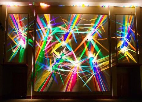 flourescant's tweet photo. Prismatic Paintings produced from refracted light by Stephen Knapp https://t.co/RI4viZ5oPx