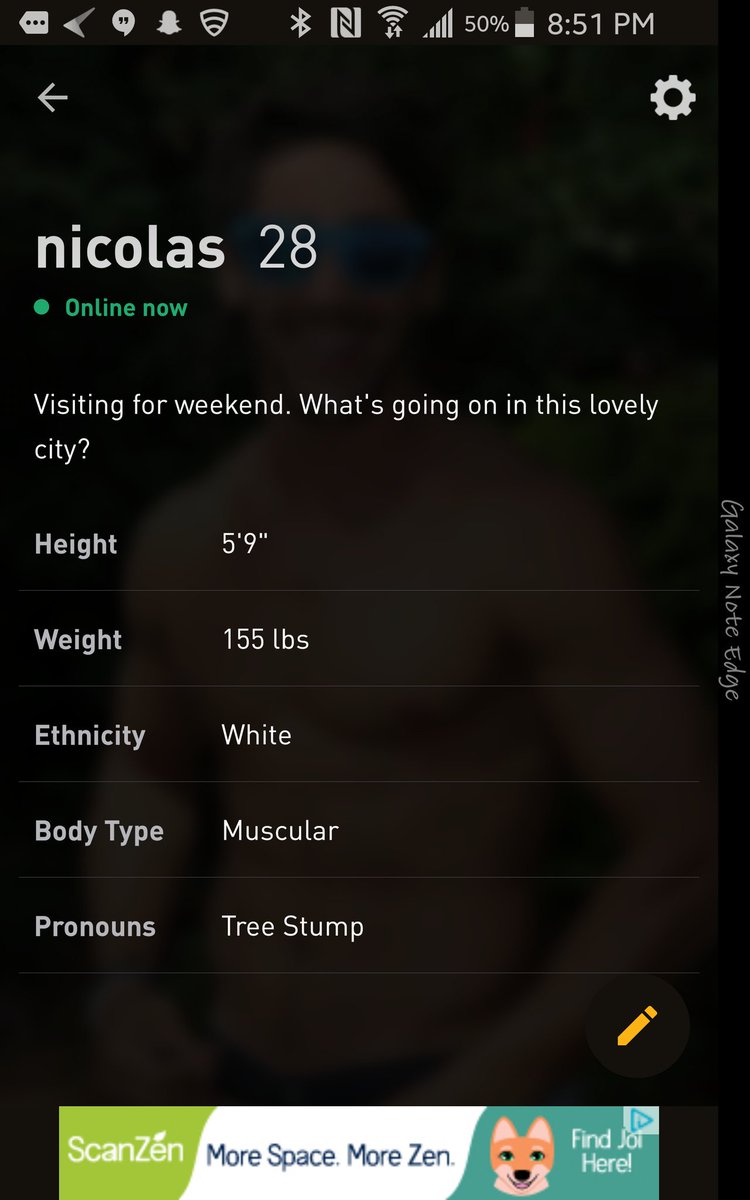 _GayRepublican's tweet image. I thought @Grindr was for #gay men? Apparently it's for tree stumps now as well. That's what I've chosen to identify as. Give me a break... too much. #grindr