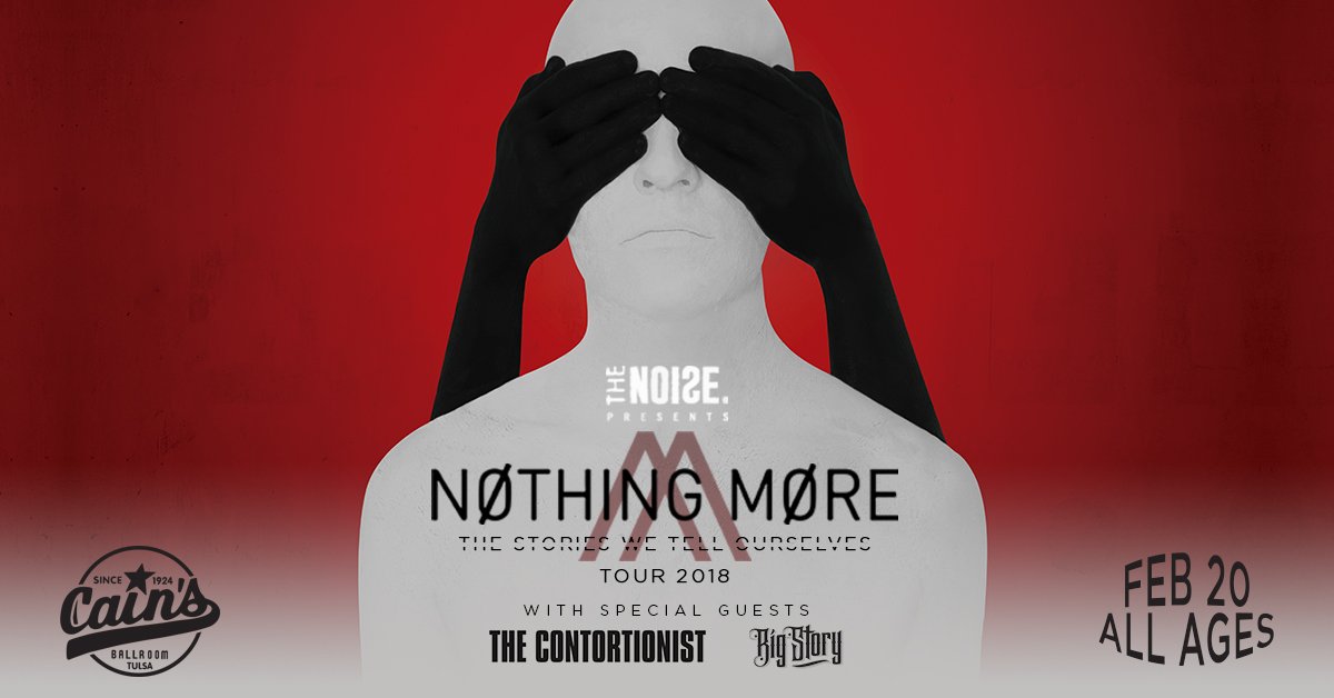 CainsBallroom's tweet photo. Share this tweet for a chance to win a pair of tix to @nothingmorerock @tcband @bigstoryband on Feb 20 in Tulsa... https://t.co/izDukWdpx5 https://t.co/uN5ZrkljFB