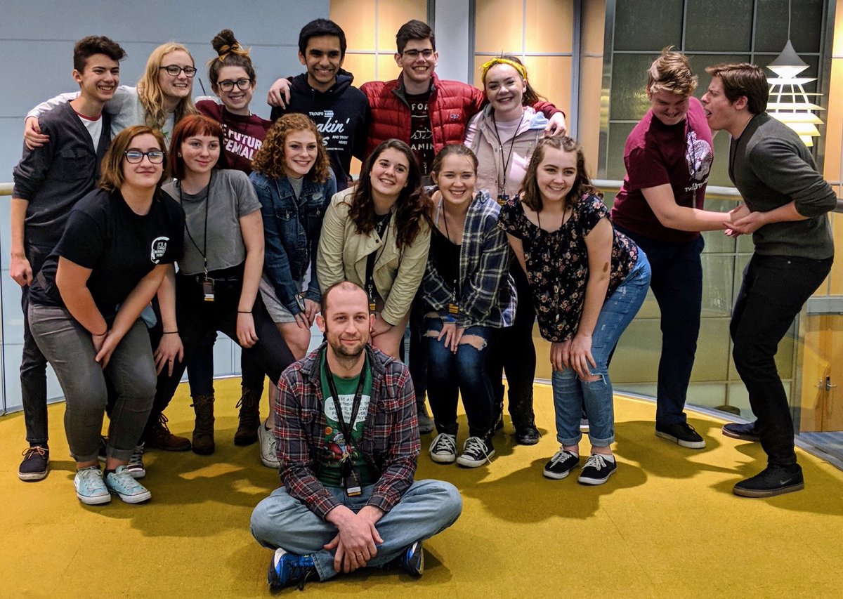 RampartTheater's tweet photo. Your theatre department had a blast at #ThesCon2017 as we prepare for the next semester of the theatre season! https://t.co/hEaXsaaDjp