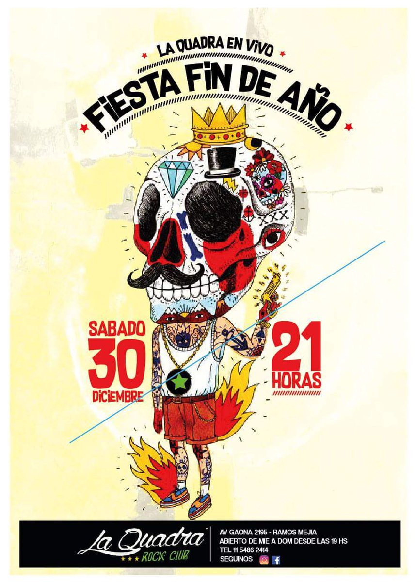 Este Fin de Año hay #Fiesta en La Quadra!!!