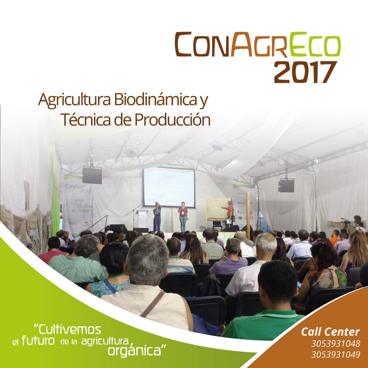 Con éxito se lleva a cabo en Cali el 1er Congreso Nal e Internal d Agricultura Ecológica y X Encuentro d Agricultores Orgánicos Certificados