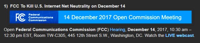 DomainMondo's tweet photo. News Review | FCC To Kill U.S. Internet Net Neutrality on December 14 https://t.co/NcnENkLJyj #domains #startups #FCC #NetNeutrality #Internet #ISP #NetGov #ICANN https://t.co/hCcvPLmtDz