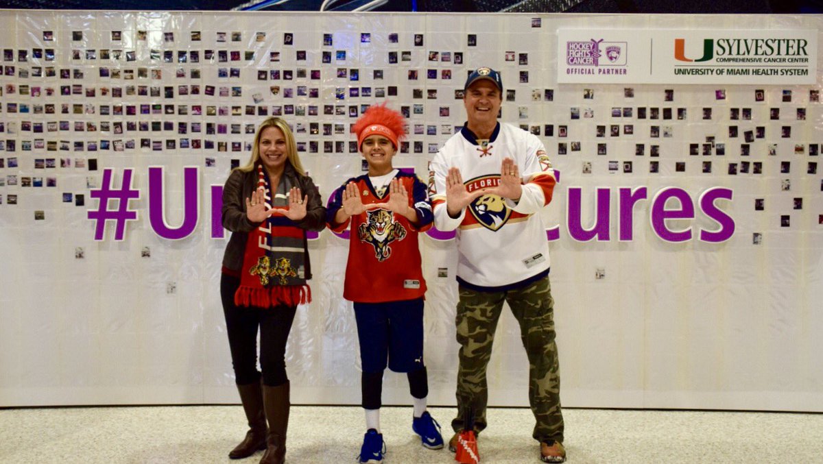 FlaPanthersCARE's tweet photo. Join us tonight as we #UniteForCures with @SylvesterCancer! https://t.co/FqVOPISkal