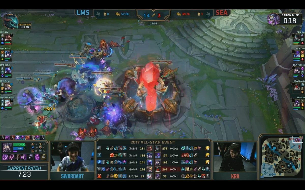 Leaguepedia The Original Tpa Ezreal Bebe Leads The Lms All Stars To A Win In Game 1 Against The Gpl All Stars Allstars17