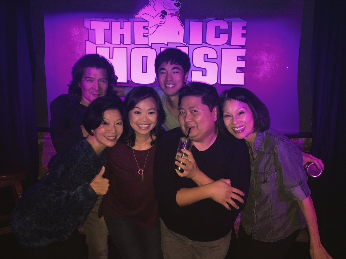 thesandyvelasco's tweet photo. "The Mighty Six" as affectionately named by @fongsung. So grateful to have friends alongside in this journey. We did it &amp; we killed it last night, y'all! 💃🏻🙏🏽 😁👍🏽#coolbeanscomedy #standup #comedylife #writerlife #actorlife #ExpressiveAsians #faithfulnessoversuccess https://t.co/2zZCkZDM59